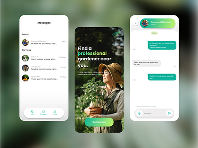 Gardenr branding graphic design logo ui