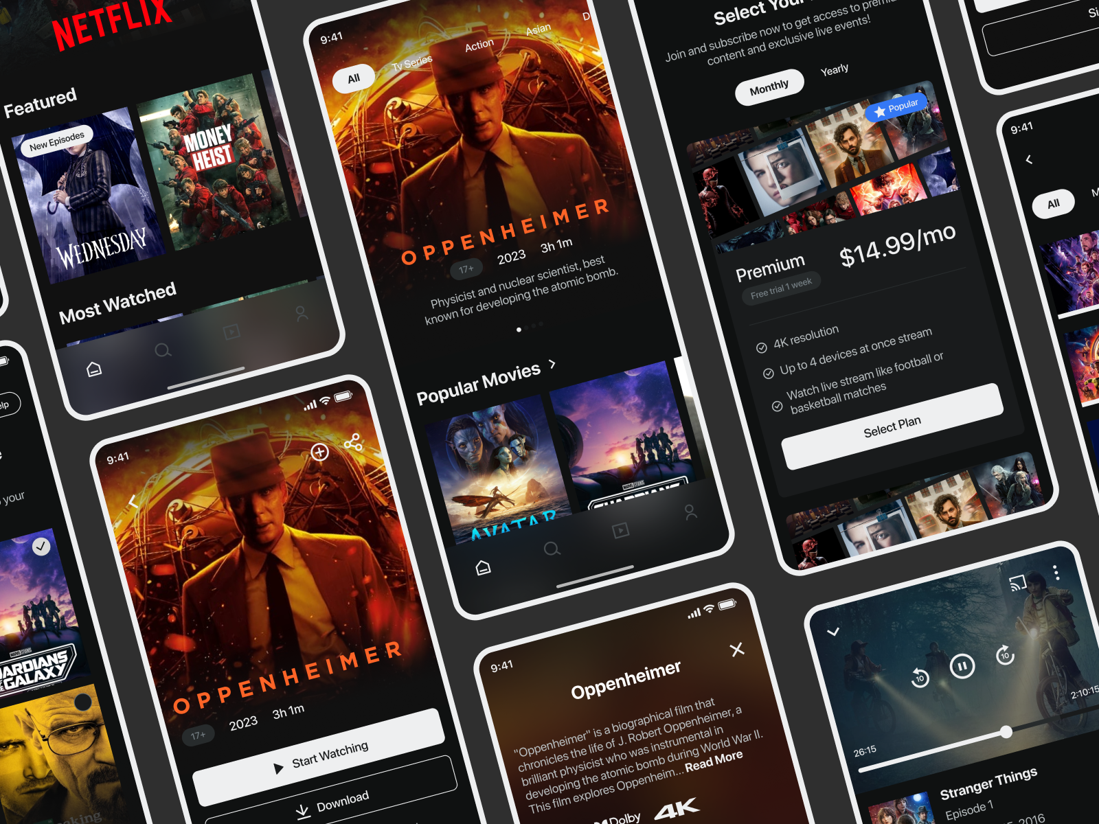 LuminaFlix - Movie Streaming App by Rendy Vickriansyah on Dribbble
