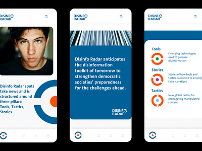 Disinfo Radar - Brand Identity Applied berlin brand design brand designer brand identity branded collateral branding branding and identity design designthinking disinfo freelancer graphic design illustration information logo oanamaries problemsolver ui visual