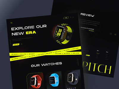Discover Our Exquisite Watch Website UI/UX Design ui uiux uiuxdesign ux watch watchwebsite webdesign website