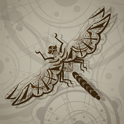 Dragonfly adobeillustrator digitalart digitalartist digitalillustration dragonfly lineart vectorart vectorartist vectorillustration