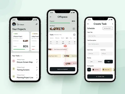 Project Management App Design app design project project management ui