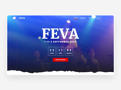 FeVa - Music festival design development festival music ui ux web webdesign website wordpress