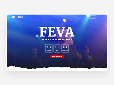 FeVa - Music festival design development festival music ui ux web webdesign website wordpress