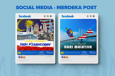 SOCIAL MEDIA - MERDEKA POST graphic design