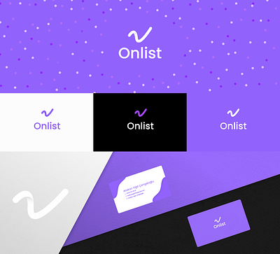 Onlist Logos app branding design logo logo design