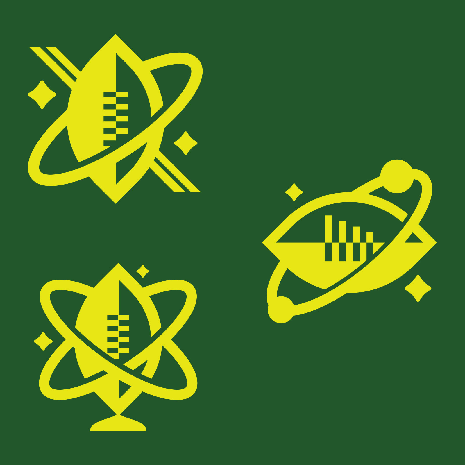 Fantasy Football Analytics Logo Explorations analytics brand branding football icon icons logo