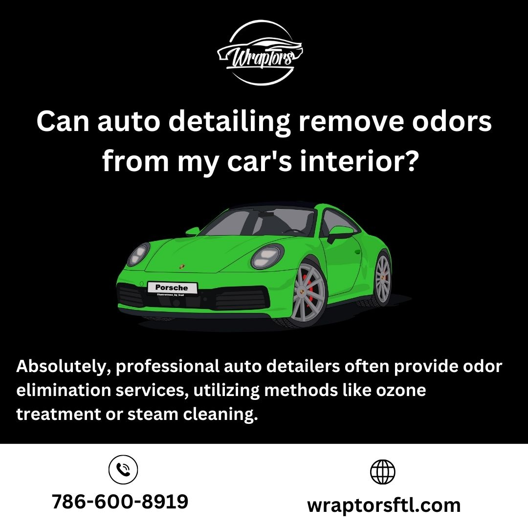 Can auto detailing remove odors from my car's interior? by Wraptors FTL