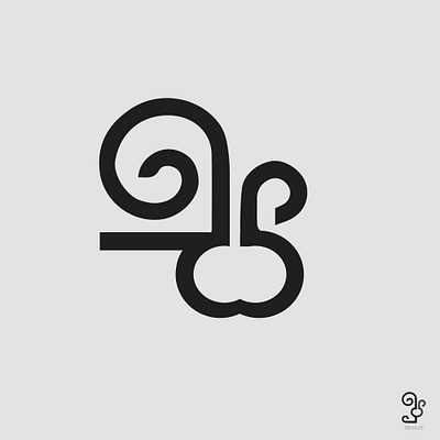 Sa - ස Sinhala letter alphabet black brand brand identity designer branding design graphic design illustration letter letter design letters logo mark minimal monogram simple sinhala typo typography