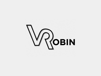 VRobin logo branding design illustration logo typography ui ux vector