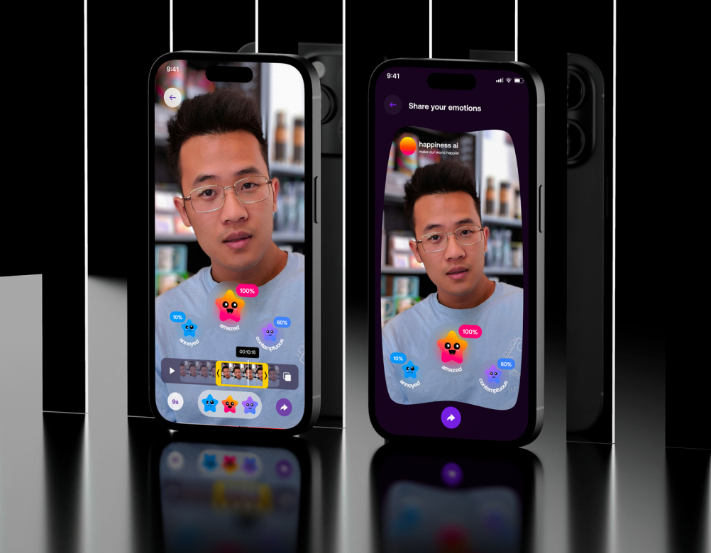 Happiness mobile app branding design graphic design illustration ui ux