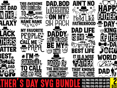 Father's Day SVG Bundle app branding design graphic design illustration logo svg ui ux vector