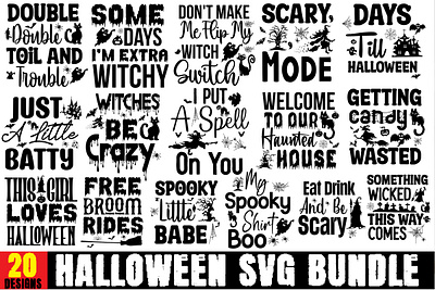 Halloween SVG Bundle app branding design graphic design illustration logo svg ui ux vector