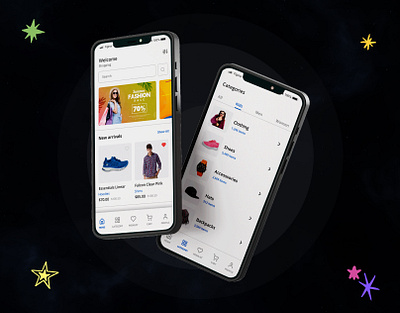 Ecommerce Shopping Mobile App app app ui design graphic design ui ux