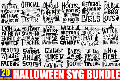 Halloween SVG Bundle Vol 1 app branding design graphic design illustration logo svg ui ux vector