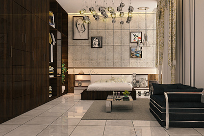 Design of a Bedroom 3d modeling 3dsmax animation architect architecture archvisualbd bedroom exterior interior rendering sketchup