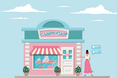 Candy Shop Illustrations adobe illustrator app illustrations blog illustrations branding character illustrations drawing flat flat illustrations graphic design illustration illustrator ui vector vector art vector illustrations web illustrations