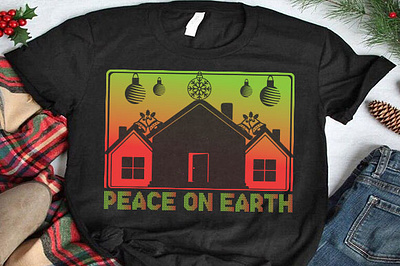 Peace on Earth christmas mug design