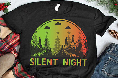 Silent Night christmas mug design