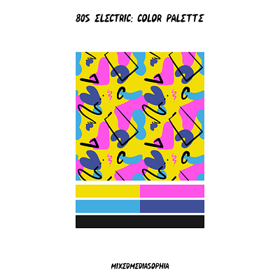 80s Electric Surface Design Pattern 80s aesthetic 80s inspired art art for products artistic patterns brand collaboration chicago artist design for brands home decor art illustration neon pattern nostalgicdesign pattern illustration pattern licensing procreate art retropattern surface design pattern target audience vibrant color palette wholesale design wholesale retro