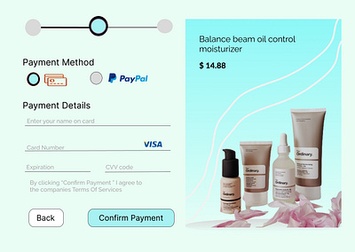 Payment page branding design ui ux