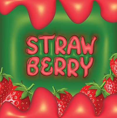 Adobe Illustrator Inflate: 3D strawberry 3d 3d inflate adobe illustrator adobe inflate art 2023 free art illustrator inflate philippines strawberry strawberry poster
