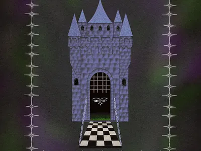 a castle castle illustration photoshop procreate textures