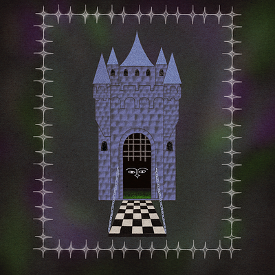 a castle castle illustration photoshop procreate textures