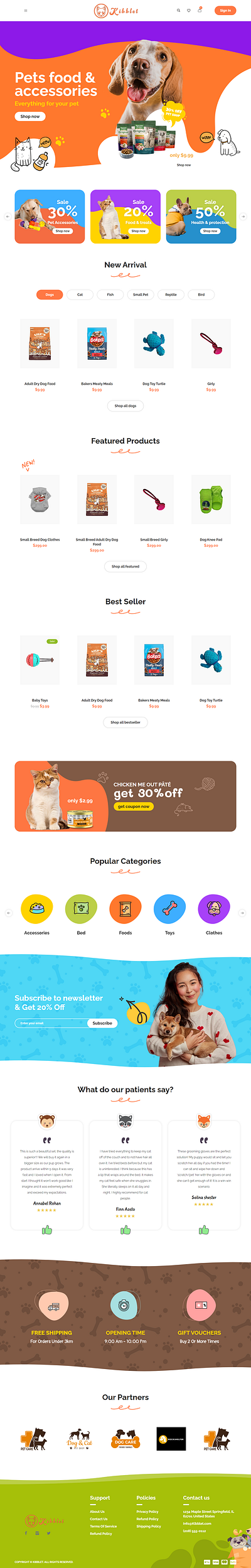 Responsive Ecommerce Pet store ecommerce store ecommerce website elementor pet store pet website responsive design responsive website wix website wordpress