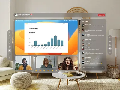 Spatial UI app design product design spatial ui ui