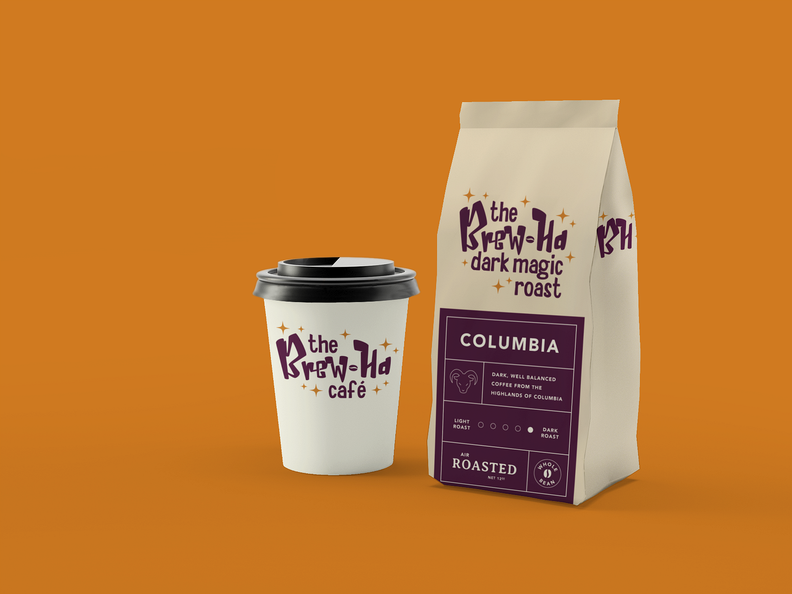 the-brew-ha-caf-brand-design-and-packaging-by-zachabstract-on-dribbble