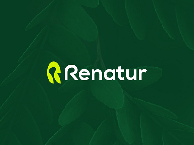 Renatur logo, R letter + leaf nature logo concept, cosmetic branding cosmetic creative logo eco floral flower leaf leaves letter monogram logo logo design logotype natural nature negative space plant r leaf r letter r logo typography