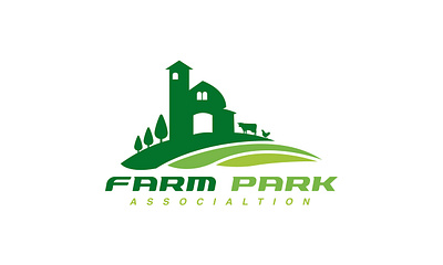 Farm Fark combine logo design. agriculture branding creative design farm graphic design logo minimal new logo unique logo