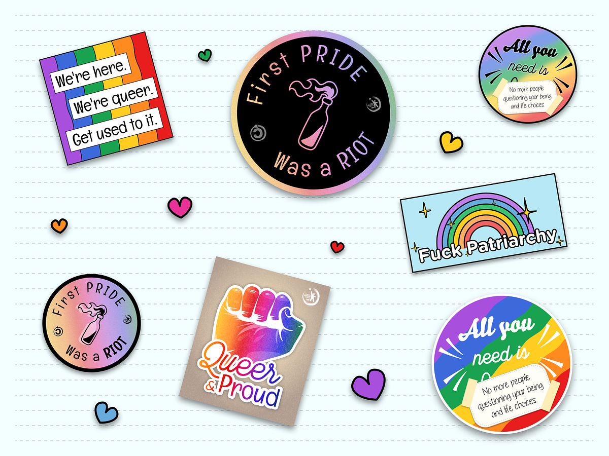 Pride Stickers 🏳️‍🌈 By Pinklaura On Dribbble 