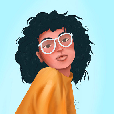 Dacota art digital girl illustration procreate