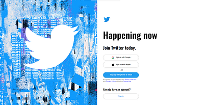 Twitter Login Page (Responsive) 3d animation branding design fronted developer frontend graphic design illustration logo motion graphics ui