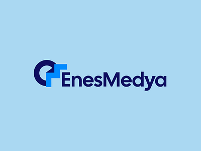 ENES MEDYA branding design e m logo emlogo graphic design logo logo design logos