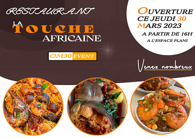 La touche africaine adobe design graphic design new photoshop poster