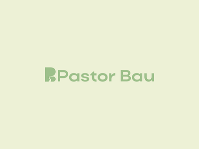 PASTOR BAU b logo branding design graphic design landscape landscaping logo logo logo design logos p b logo p logo