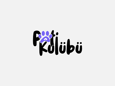 PATİ KULÜBÜ branding graphic design logo logo design logos pati pati logo paw club paw logo