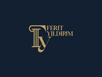 Av. Ferit Yıldırım app logo avukat avukat logo branding law law logo lawyer lawyer logo logo logo design