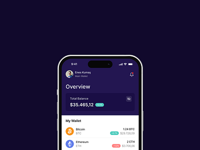 Crypto Wallet Mobile UI/UX app crypto crypto wallet crypto wallet design design ios iphone mobile mobile app mobile uiux template ui uiux uiux mobile ux wallet