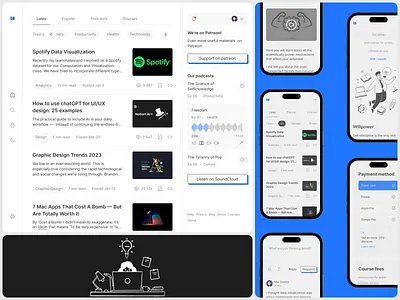 Simple Academy [Website Concept] case study community concept courses design education graphic design interface minimal product service ui ux uxui web web design webdesign website