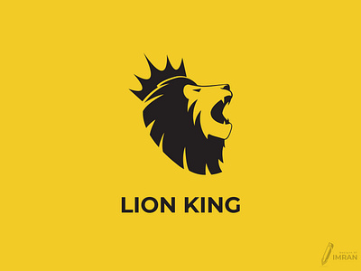 LION KING-Logo Design(Unused) animal logo app logo brand identity branding creative logo design gradient logo icon illustration lion lion king logo minimal logo modern logo