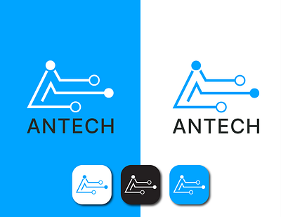 Antech Logo Design brand identity branding graphic design logo logo design logoideas logos mahdihasanchowdhury swiftrics tech tech logo techlogo technology technology logo