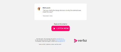 Email template for verbz email design html emails
