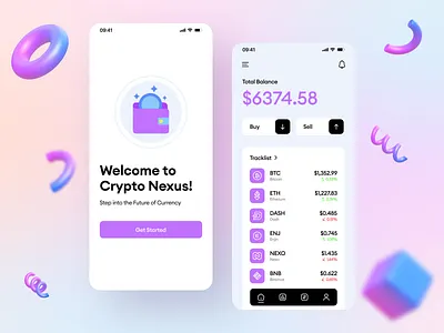 Crypto Wallet App UI/UX Design app bitcoin app branding crypto app crypto app design crypto app ui ux crypto landing page crypto trading app crypto ui ux crypto wallet app crypto wallet app ui ux cryptocurrency app design etherium app figma financial app ui ux graphic design product design trading app ui ux ui ux