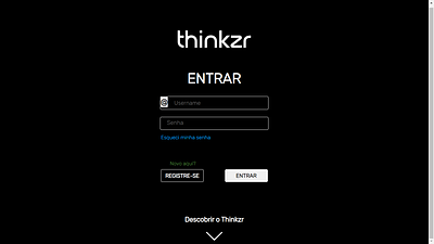 Thinkzr Login Page (Redesign) 3d animation branding design fronted developer frontend graphic design illustration logo motion graphics ui