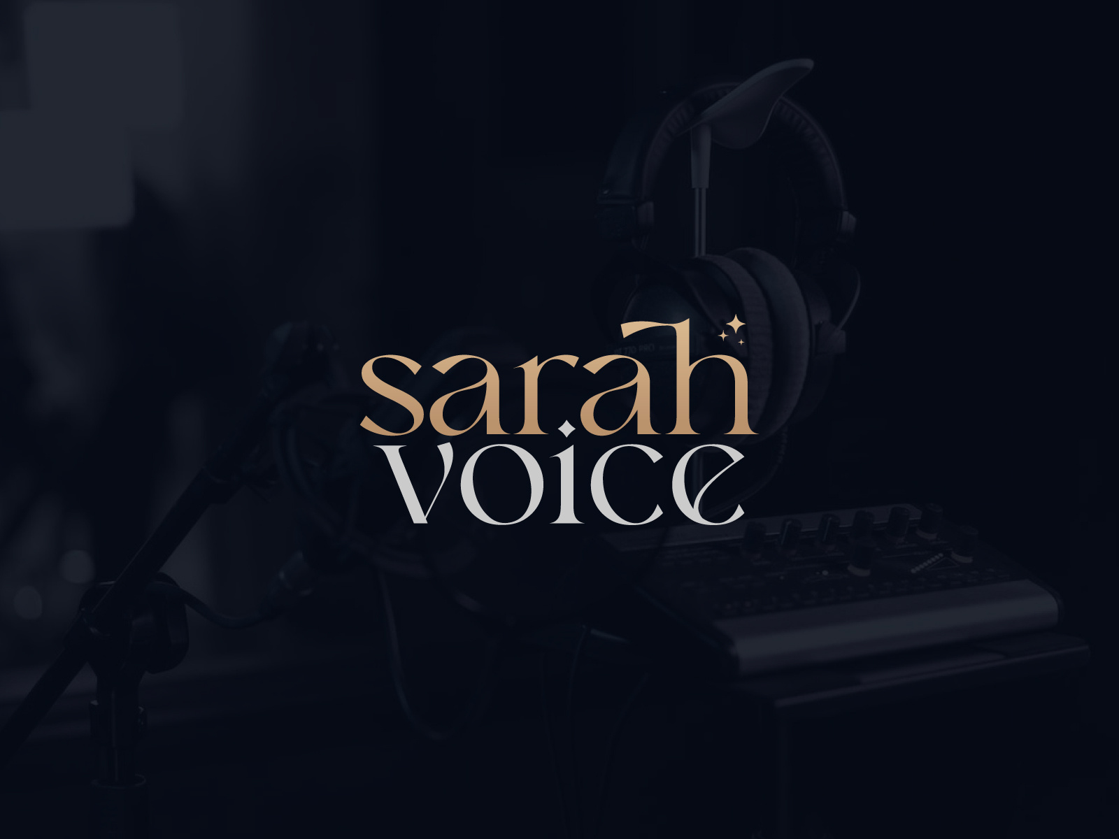 Sarah Voice Luxury Wordmark Logo abstract artist beauty brand identity branding branding design creative logo design graphic design graphic designer logo logo design logos luxury luxury logo minimal logo modern logo simple logo voice wordmark logo