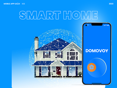 Mobile app Smart Home app design ui ux vector